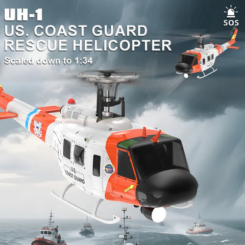 YUXIANG F07S UH-1D Huey GPS Stabilized RC Helicopter – RTF | India