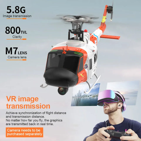 YUXIANG F07S UH-1D Huey GPS Stabilized RC Helicopter – RTF | India