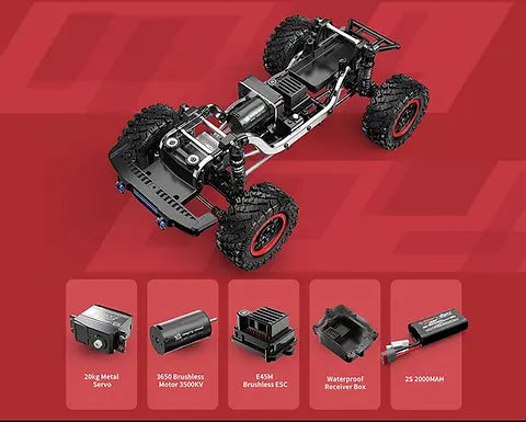 MJX Hyper Go H12P 1/12 RC Crawler - Licensed Ford Bronco Baja 1000 Edition | India