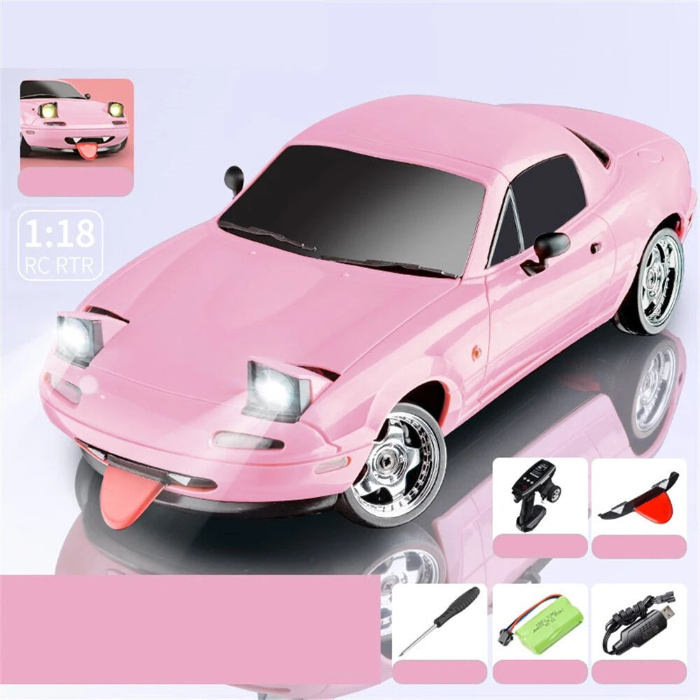 LDR/C 1804 1/18 Scale 4WD Drift RC Car – Mazda MX-5 NA Inspired (Blue & Pink) | India - Ozzy Toys