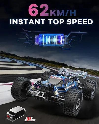 MJX Hyper GO 16207 Brushless RC 4WD 1/16 HI Speed 62 km/h Buggy Racer | India.