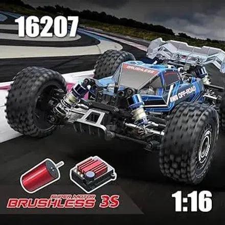 MJX Hyper GO 16207 Brushless RC 4WD 1/16 HI Speed 62 km/h Buggy Racer | India.