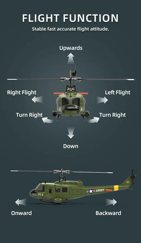 YuXiang F07-V UH-1 Huey 3D Version RC Helicopter | India