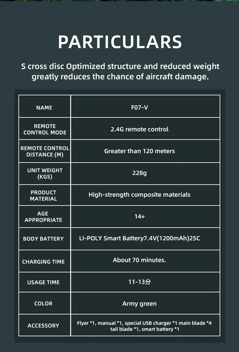 YuXiang F07-V UH-1 Huey 3D Version RC Helicopter | India