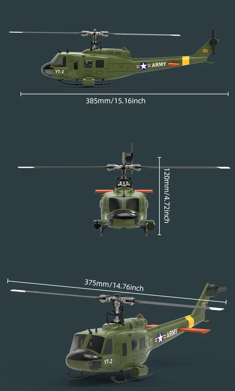 YuXiang F07-V UH-1 Huey 3D Version RC Helicopter | India