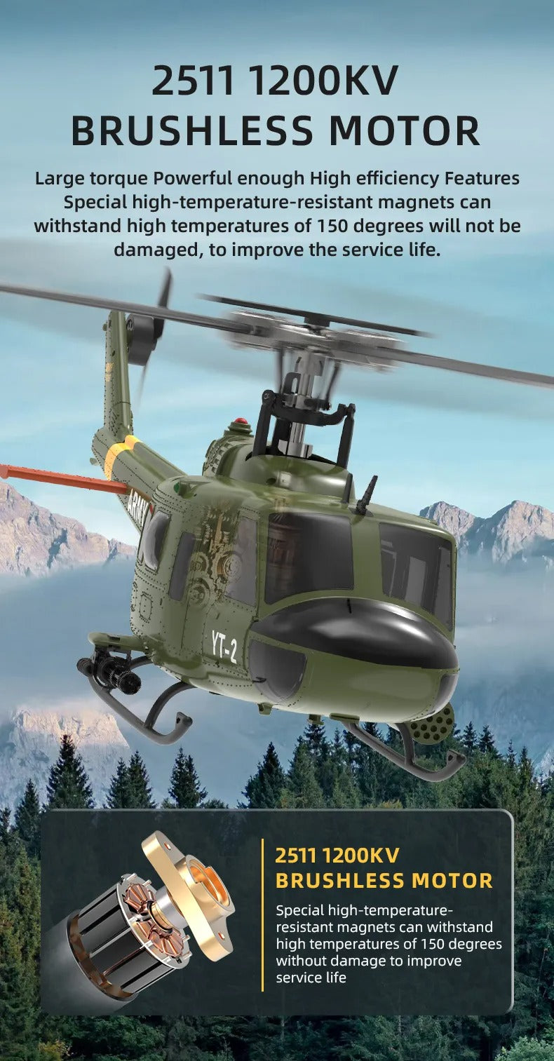 YuXiang F07-V UH-1 Huey 3D Version RC Helicopter | India