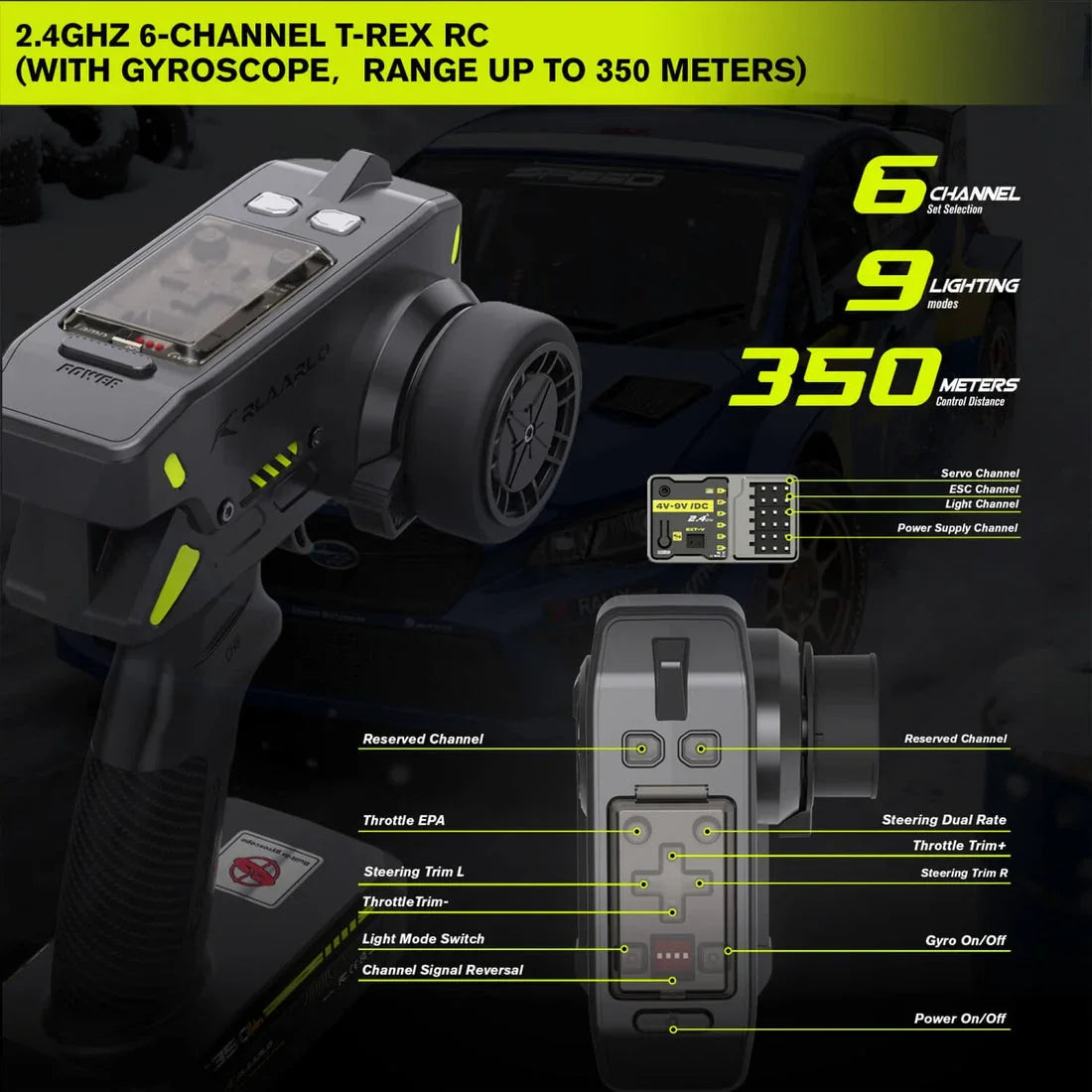 Rlaarlo XTS‑S10 — Carbon‑Fiber 1/10 Brushless Rally Car (RTR) INDIA - Ozzy Toys