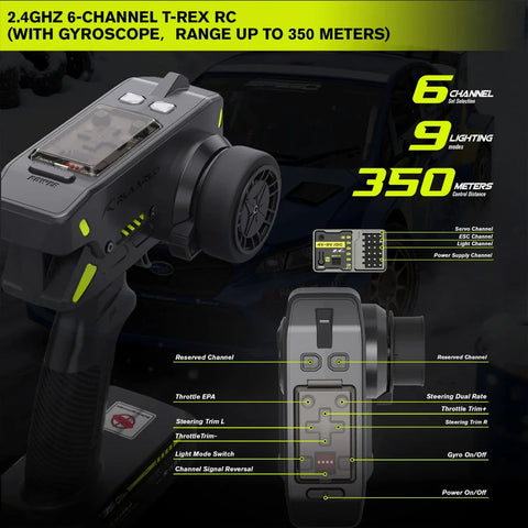 Rlaarlo XTS‑S10 — Carbon‑Fiber 1/10 Brushless Rally Car (RTR) INDIA - Ozzy Toys
