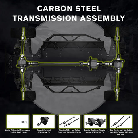 Rlaarlo XTS‑S10 — Carbon‑Fiber 1/10 Brushless Rally Car (RTR) INDIA - Ozzy Toys