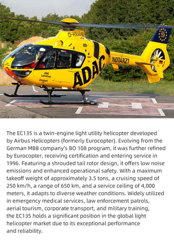 Flywing EC-135 470L 4-Blade ACE GPS/ATT RC Scale Helicopter (RTF) | INDIA