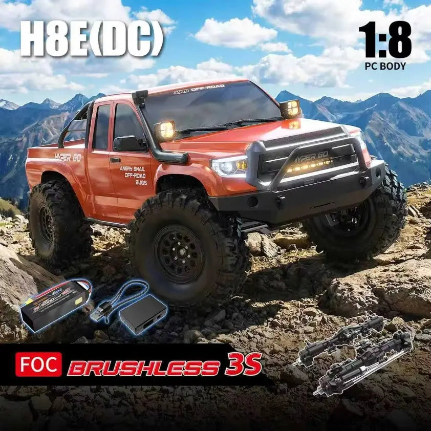 MJX Hyper Go H8EDC 1:8 Toyota Hilux 4WD RC Crawler 3S Brushless | INDIA