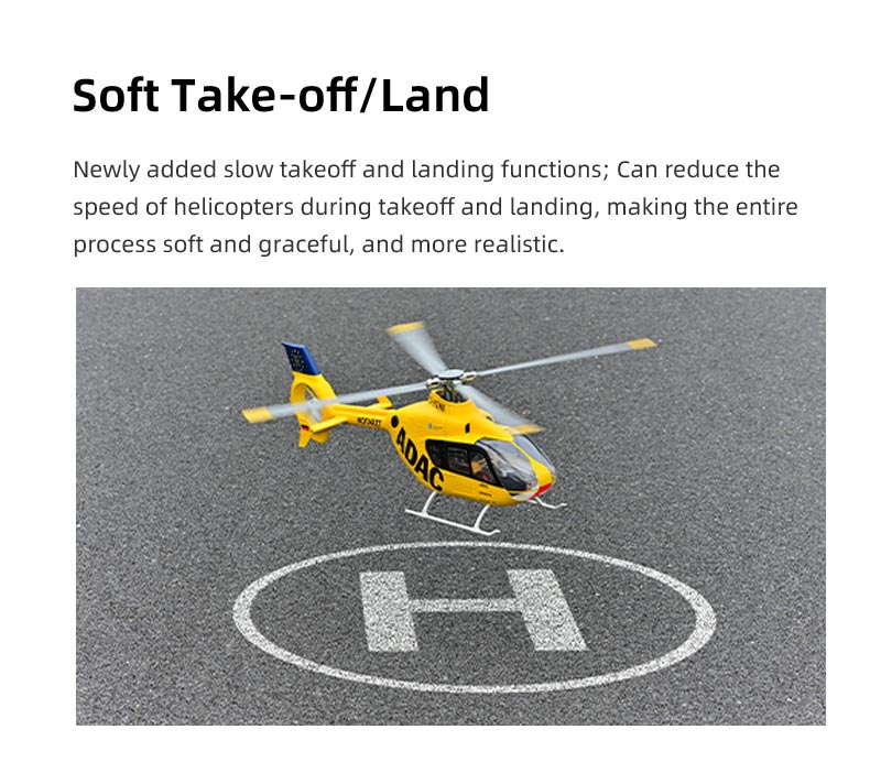 Flywing EC-135 470L 4-Blade ACE GPS/ATT RC Scale Helicopter (RTF) | INDIA - Ozzy Toys