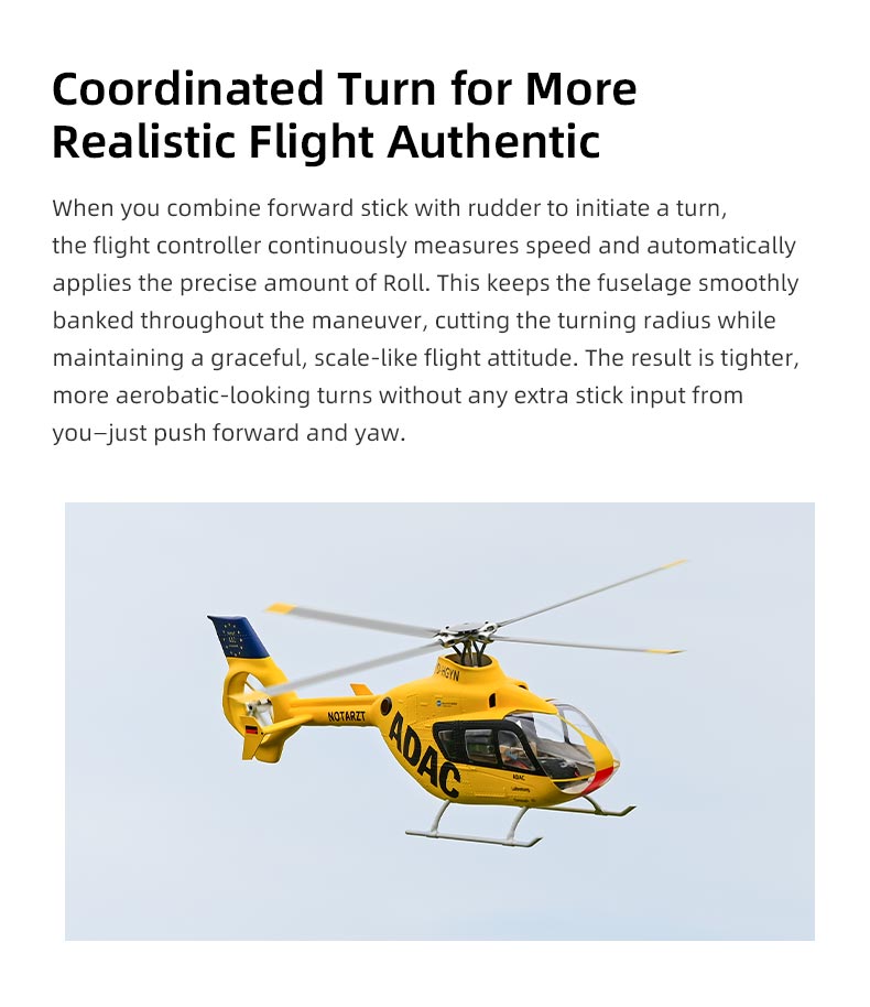 Flywing EC-135 470L 4-Blade ACE GPS/ATT RC Scale Helicopter (RTF) | INDIA - Ozzy Toys