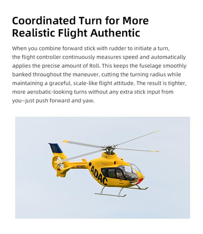 Flywing EC-135 470L 4-Blade ACE GPS/ATT RC Scale Helicopter (RTF) | INDIA