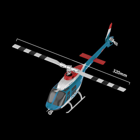 RC ERA C138 PRO Bell 206 Jet Ranger 2.4G 6CH 1/33 Scale RC Helicopter Model RTF | India